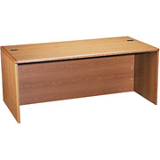HON 10700 Series, 72" Desk Shell, Medium Oak
