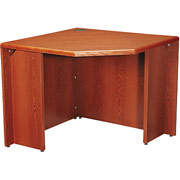 HON 10700 Series, Freestanding Corner Unit, Henna Cherry