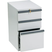 HON 20000 Series, 19 7/8" Deep, 3-Drawer Mobile VerticalnFile, Light Gray