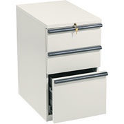 HON 20000 Series, 22-7/8" Deep 3-Drawer Mobile Vertical File, Putty