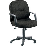 HON 2090 Pillow Soft€¯ Series Mgr Mid Back Swivel/Tilt Chair, Iron Gray Fabric