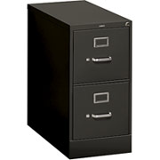 HON 310 Series 26-1/2" Deep, 2-Drawer Letter Size File Cabinet, Charcoal