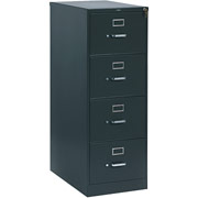 HON 310 Series 26-1/2" Deep, 4-Drawer Legal-Size File Cabinet, Charcoal
