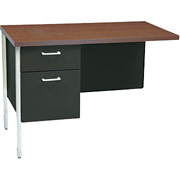 HON 34000 Series Left Return for L-Workstation, Walnut/Black
