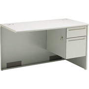 HON 38000 Series Right Return, Light Gray/Gray