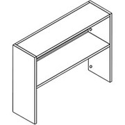 HON 72" Stack-On Open Shelf Units, Charcoal