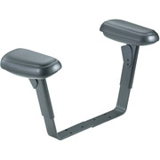 HON 7700 Series Seating, All-Adjustable Gel Arms, Black