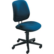 HON 7700 Series Swivel Task Chair, Olefin Upholstery, Blue