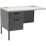 HON Metro Classic Left Return, Charcoal/Gray