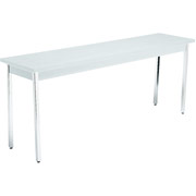 HON Non-Folding Utility Table, 18" x 72", Gray/Gray