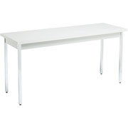 HON Non-Folding Utility Table, 20" x 60", Gray/Gray