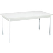 HON Non-Folding Utility Table, 30" x 60", Gray/Gray