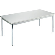 HON Non-Folding Utility Table, 36" x 72", Gray/Gray
