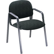 HON Solutions Seating Guest Arm Chair, Olefin, Black
