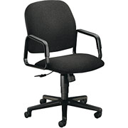 HON Solutions Seating High Back Swivel/Tilt Chair, Olefin Upholstery, Black