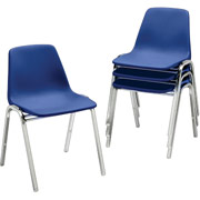 HON Stackaways Stacking Chairs, Blue