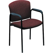 HON Tiempo Series Guest Arm Chair, Claret Burgundy