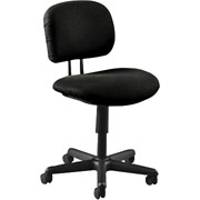 HON Valutask Swivel Chairs, Black