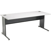 HON66000 Series 72" Computer Desk, Light Gray/Charcoal