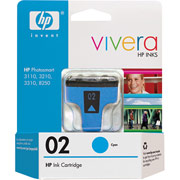 HP 02 (C8771WN) Cyan Ink Cartridge