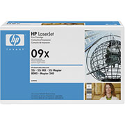 HP 09X (C3909X) Toner Cartridge, High Yield