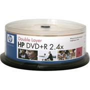 HP 15/Pack 8.5GB DVD+R DL Spindle