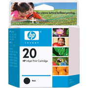 HP 20 (C6614DN) Black Ink Cartridge