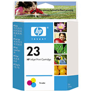 HP 23 (C1823D) Tricolor Ink Cartridge