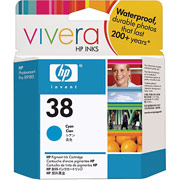 HP 38 (C9415A) Cyan Pigment Ink Cartridge