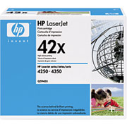 HP 42X (Q5942X) Toner Cartridge, High Yield