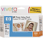 HP 95/99 (Q7958AN) 100-Sheet Photo Value Pack