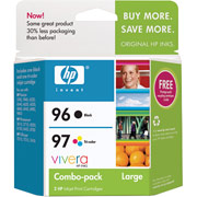 HP 96/97 (C9353BN) Black/Tricolor Ink Cartridges, 2/Pack