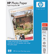 HP Color Laser Photo Paper, Glossy, 8 1/2" x 11", 100/Pack