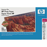 HP Premium Plus Photo Paper, 11" x 17", High Gloss, 25/Pack