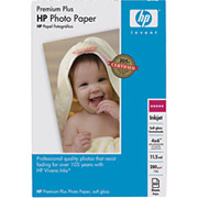 HP Premium Plus Photo Paper, 4" x 6", Soft Gloss, 60/Pack