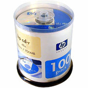 Hewlett-Packard 100/Pack 700MB CD-R, Spindle