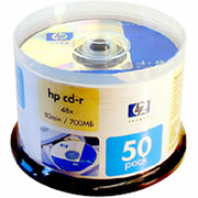 Hewlett-Packard 50/Pack 700MB CD-R, Spindle