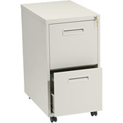 Hon 1600 Mobile File Cabinet, 2 Drawer, Putty, 28"H x 15"W x 23"D