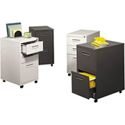 Hon 1600 Mobile File Cabinet, 3 Drawer, Putty, 28"H x 15"W x 20"D