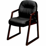 Hon 2190 Series Executive Guest Chair in Mahogany