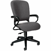 Hon 4700 Series Mobius Ergonomic Mid-Back Swivel Task Seating in Gray Acrylic/Polyester Fabric