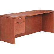 Hon Valido Left Single Pedestal Credenza, Bourbon Cherry