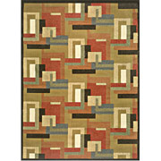 Horizon Collection, 4' x 5-1/2' Rug, Multi