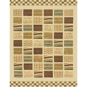 Horizon Collection, 5' x 8' Rug, Beige/Multi