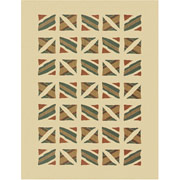 Horizon Collection, 9' x 13' Rug, Ivory/Multi