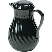 Hormel Poly-Lined Black Swirl Design, 64-oz. Carafe