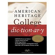 Houghton Mifflin American Heritage Hardbound College Dictionary
