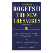 Houghton Mifflin Rogets Thesaurus in Paperback