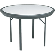 Iceberg 42" Round Resin Indestruc-Tables, Granite