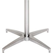 Iceberg OfficeWorks Pedestal Base, Chrome